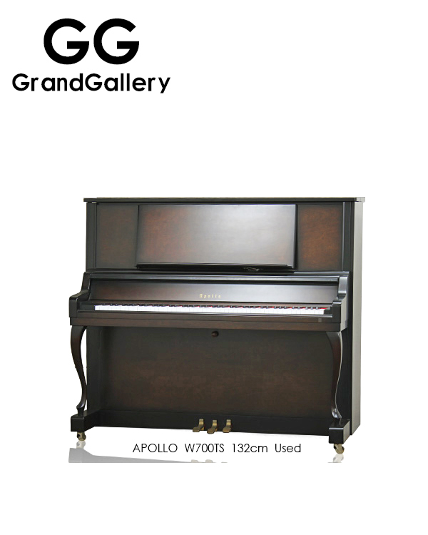 APOLLO/阿波罗 W700TS木纹色立式钢琴SSS滑动软件系统2000年造