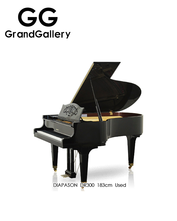 DIAPASON/迪亚帕森 DR300黑色三角钢琴性价比高 日本2003年造