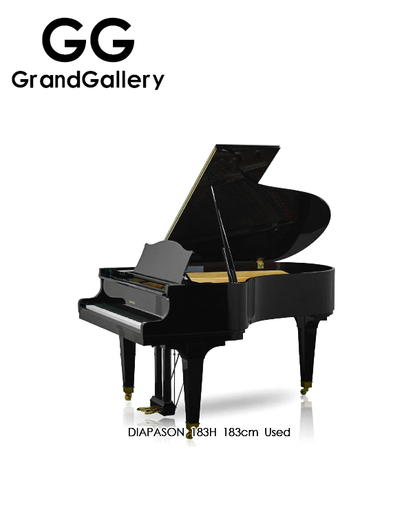DIAPASON/迪亚帕森 183H黑色三角钢琴性价比高 日本1989年造