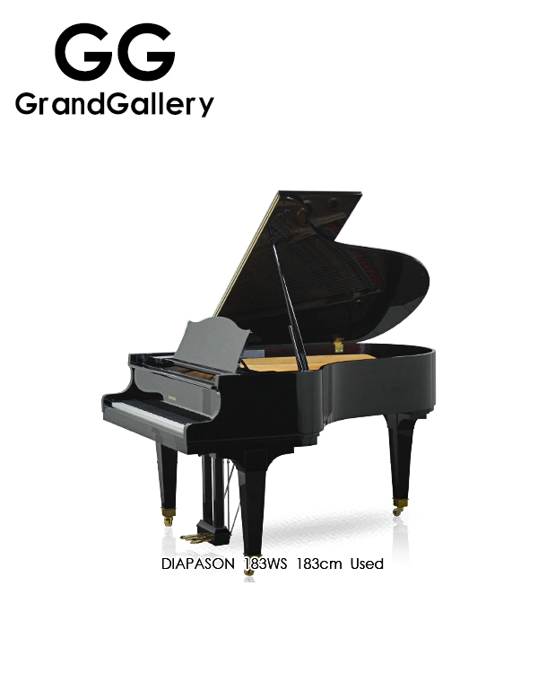 DIAPASON/迪亚帕森 183WS黑色三角钢琴性价比高 日本1987年造