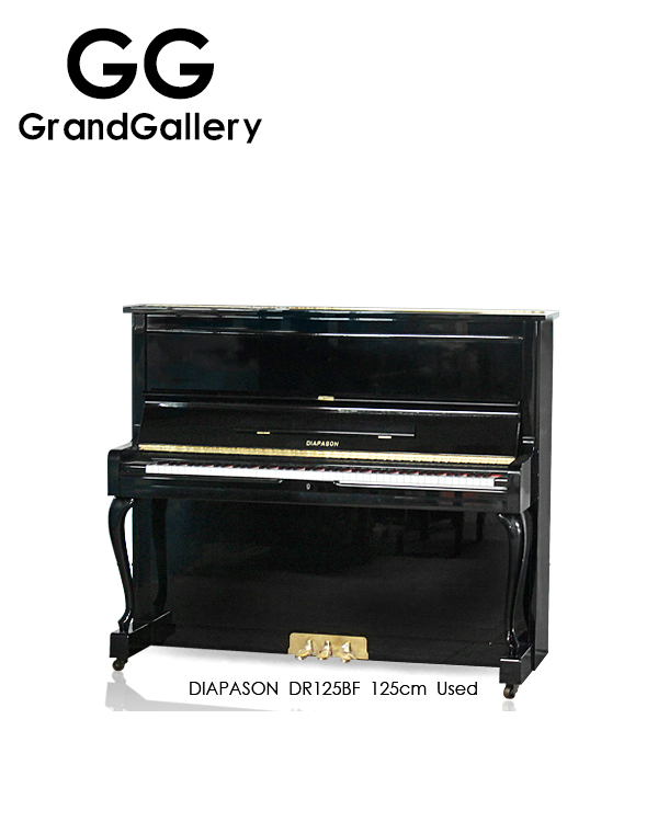 DIAPASON/迪亚帕森 DR125BF黑色立式钢琴性价比高 日本1992年造