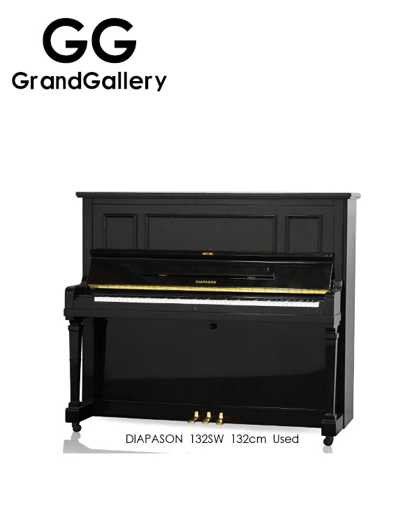 DIAPASON/迪亚帕森 132SW黑色立式钢琴性价比高 日本1984年造