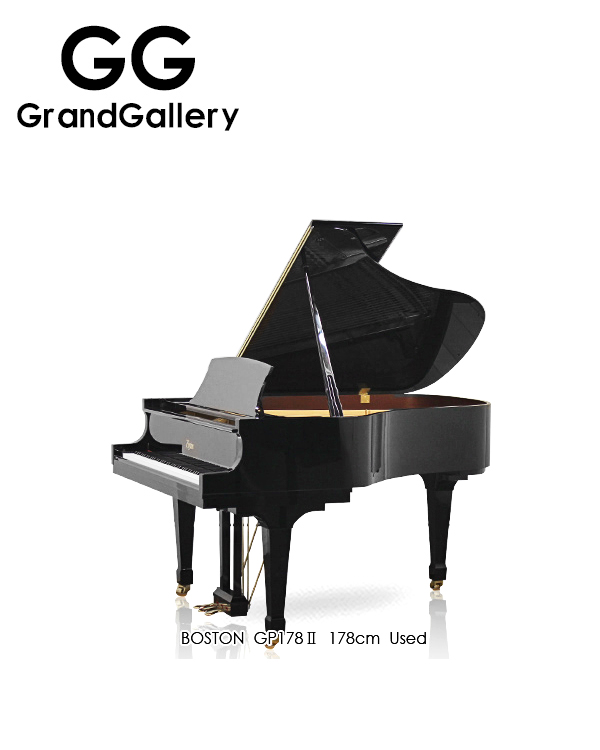 BOSTON/波士顿 GP178II黑色三角钢琴性价比高 日本1997年造