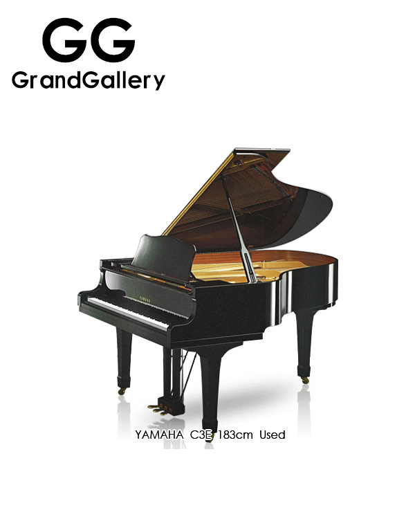YAMAHA/雅马哈 C3E黑色三角钢琴性价比高 日本1990年造比较新的
