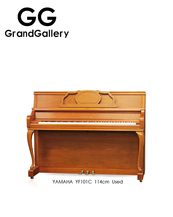 YAMAHA/雅马哈 YF101C木纹色立式钢琴性价比高 2007年制造