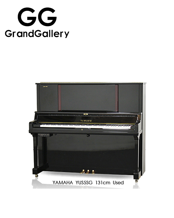 日本原装YAMAHA/雅马哈 YUS5SG黑色立式钢琴性价比高 2007年家用