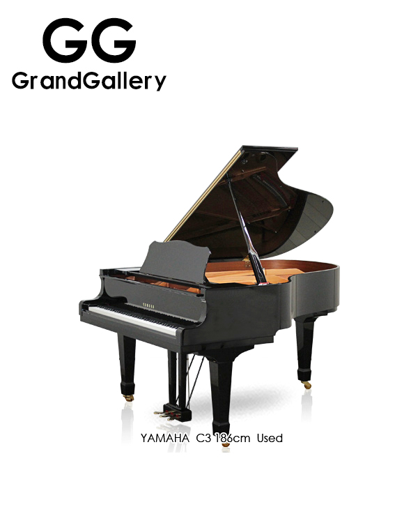 YAMAHA/雅马哈 C3黑色三角钢琴性价比高 日本1988年造值得推荐