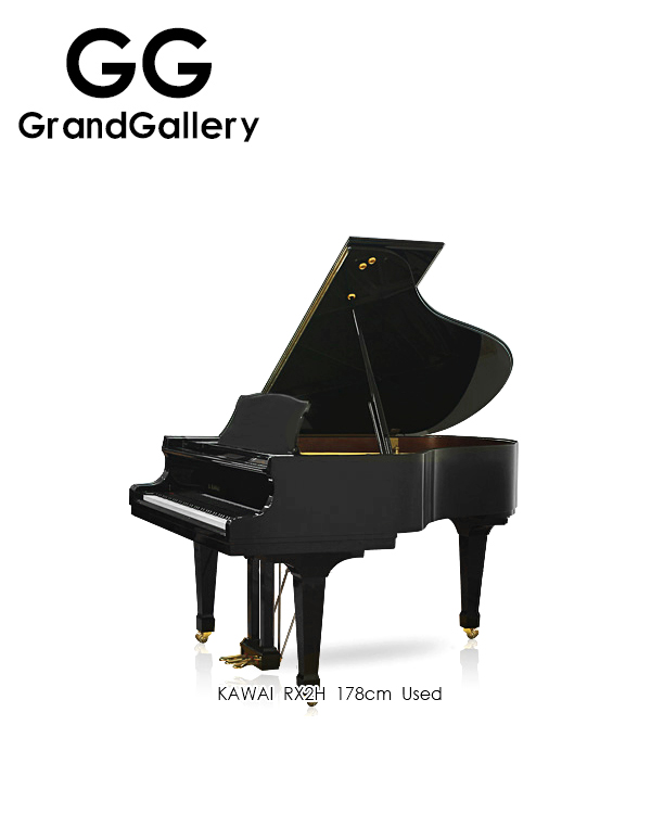 日本原装KAWAI/卡瓦伊 RX2H黑色三角钢琴性价比高 2012年好钢琴
