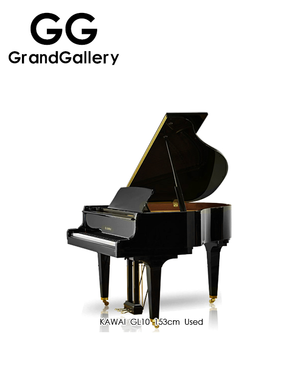 日本原装KAWAI/卡瓦伊 GL10黑色三角钢琴性价比高 2016年家用琴