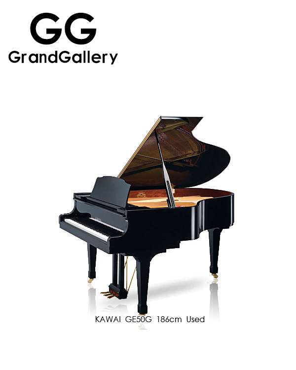日本进口KAWAI/卡瓦伊 GE50G黑色三角钢琴性价比高 2013年好钢琴