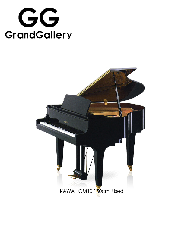 日本原装KAWAI/卡瓦伊 GM10黑色三角钢琴性价比高 2000年家用琴