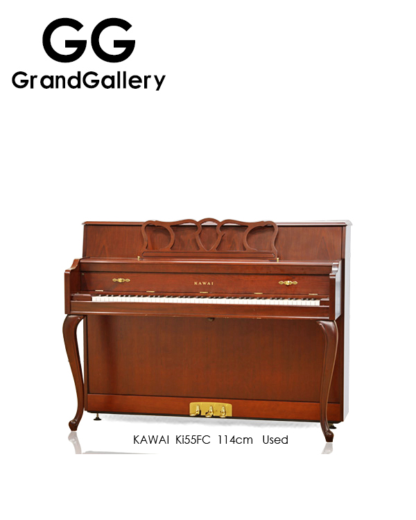 日本进口KAWAI/卡瓦伊 Ki55FC木纹色立式钢琴性价比高2000年家用