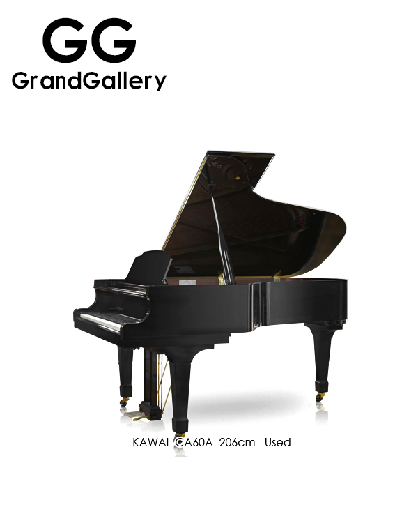 日本原装KAWAI/卡瓦伊 CA60A黑色三角钢琴性价比高 1989年家用琴