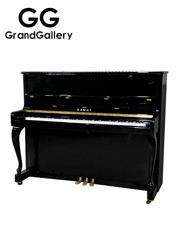 日本原装KAWAI/卡瓦伊 C48RG黑色立式钢琴性价比高 2012年家用琴