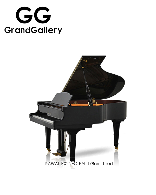 日本进口KAWAI/卡瓦伊RX2NEO PM黑色三角钢琴性价比高 2010年钢琴