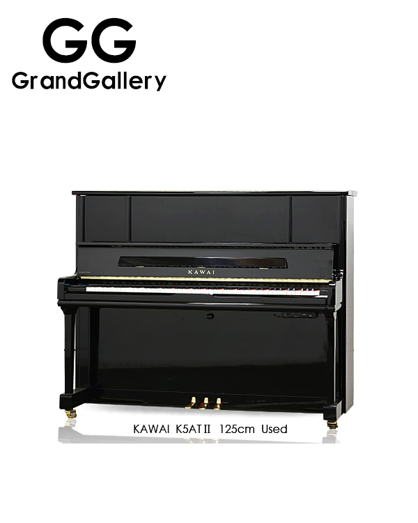 日本进口KAWAI/卡瓦伊K5ATII黑色立式钢琴性价比高 2006年家用琴