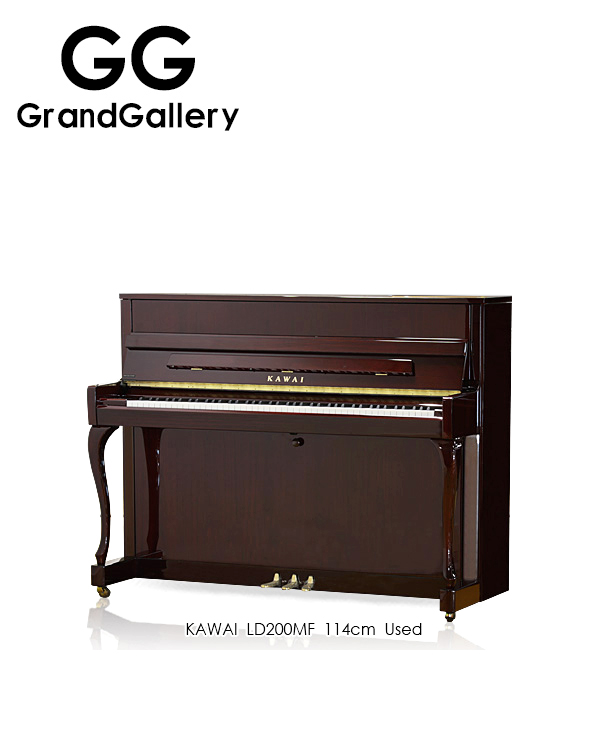 日本原装KAWAI/卡瓦伊LD200MF酒红色立式钢琴性价比高 2016年琴