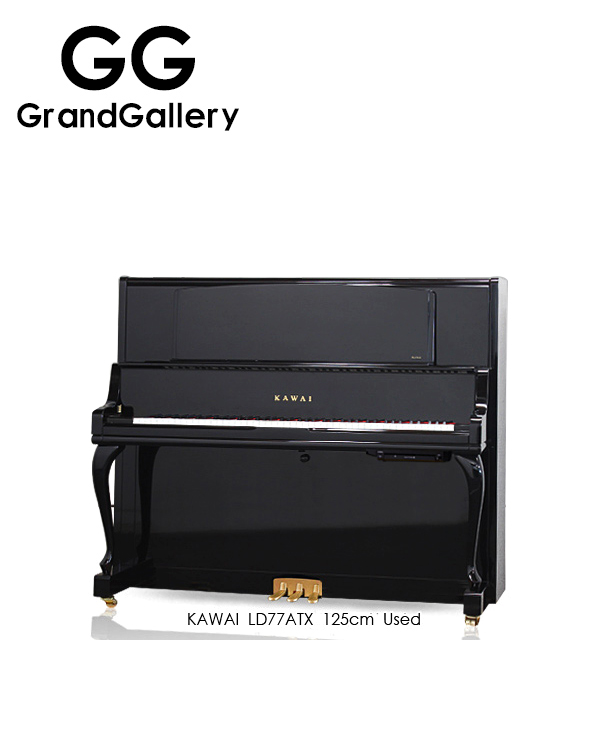 日本原装KAWAI/卡瓦伊LD77ATX黑色立式钢琴性价比高2012年家用琴