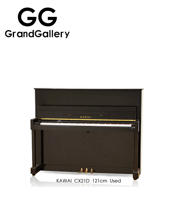 日本进口KAWAI/卡瓦伊 CX21D黑色立式钢琴性价比高 1991年家用琴