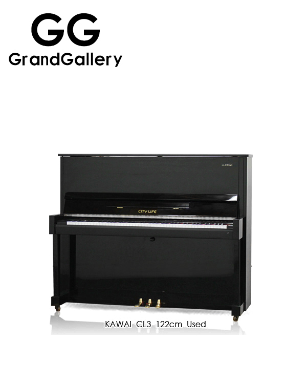 日本原装KAWAI/卡瓦伊 CL3黑色立式钢琴性价比高 1989年家用琴