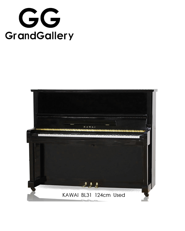 日本原装KAWAI/卡瓦伊 BL31黑色立式钢琴性价比高 1992年家用琴