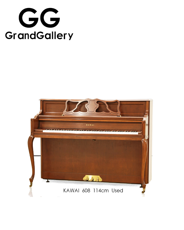 日本原装KAWAI/卡瓦伊608木纹色立式钢琴性价比高 2004年古典琴