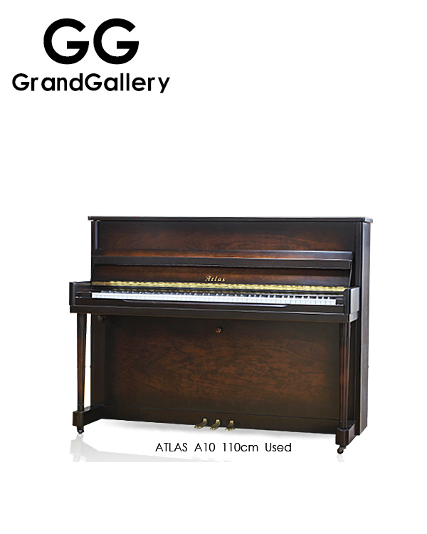 日本进口ATLAS/阿特拉斯 A10木纹色家用立式儿童高端钢琴1990年
