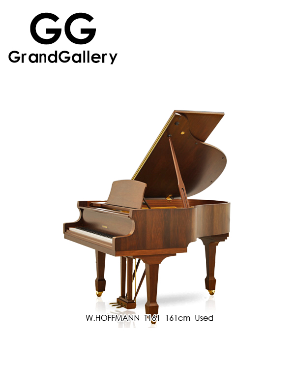 德国霍夫曼/W.HOFFMANN T161木纹色家用三角钢琴性价比高 2008年